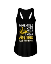 WEAR WELDING HOOD AND BOOTS Ladies Flowy Tank thumbnail
