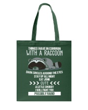 RACCOONS ARE CUTE Tote Bag thumbnail