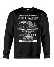 RACCOONS ARE CUTE Crewneck Sweatshirt thumbnail