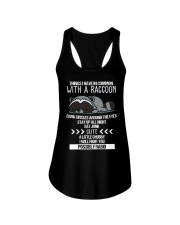 RACCOONS ARE CUTE Ladies Flowy Tank thumbnail