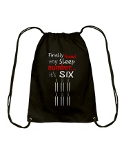 MY SLEEP NUMBER 6 BOTTLES Drawstring Bag thumbnail