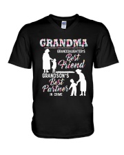 BEST FRIEND AND BEST PARTNER IN CRIME V-Neck T-Shirt thumbnail