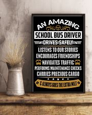 AN AMAZING SCHOOL BUS DRIVER 16x24 Poster lifestyle-poster-3