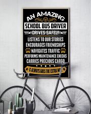 AN AMAZING SCHOOL BUS DRIVER 16x24 Poster lifestyle-poster-7