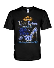 26 de Febrero V-Neck T-Shirt thumbnail