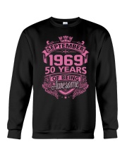 Happy Birthday sep 1969 Crewneck Sweatshirt thumbnail