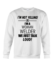 DON'T YELLING JUST TALK LOUD Crewneck Sweatshirt thumbnail