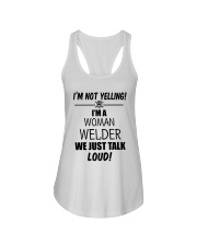 DON'T YELLING JUST TALK LOUD Ladies Flowy Tank thumbnail