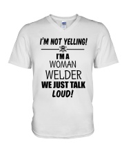 DON'T YELLING JUST TALK LOUD V-Neck T-Shirt thumbnail