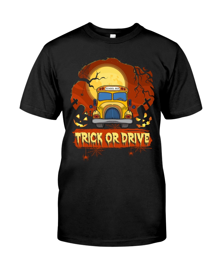 TRICK OR DRIVE BUS Classic T-Shirt