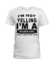 IM NOT YELLING Ladies T-Shirt thumbnail