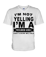 IM NOT YELLING V-Neck T-Shirt thumbnail