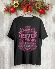 BIRTHDAY GIFT FEB 1970 Classic T-Shirt lifestyle-holiday-crewneck-front-2