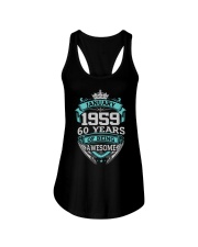 HAPPY BIRTHDAY JAN 1959 Ladies Flowy Tank thumbnail