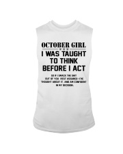 OCTOBER GIRL- Think before act Sleeveless Tee thumbnail