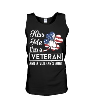 KISS ME VETERAN VETERAN'S AUNT Unisex Tank thumbnail