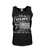THE WELDER'S HEART IS FULL Unisex Tank thumbnail