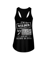 THE WELDER'S HEART IS FULL Ladies Flowy Tank thumbnail