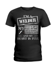 THE WELDER'S HEART IS FULL Ladies T-Shirt thumbnail
