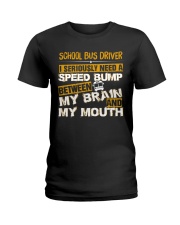SCHOOL BUS DRIVER Ladies T-Shirt thumbnail