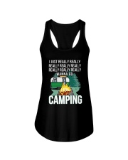 REALLY WANNA GO CAMPING Ladies Flowy Tank thumbnail