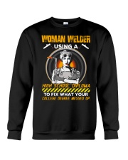 USING A HIGH SCHOOL DIPLOMA Crewneck Sweatshirt thumbnail