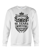 HAPPY BIRTHDAY SEPTEMBER 1969 Crewneck Sweatshirt thumbnail