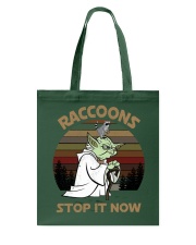 STOP IT NOW RACCOONS Tote Bag thumbnail