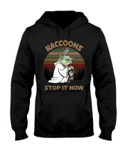 STOP IT NOW RACCOONS Hooded Sweatshirt thumbnail