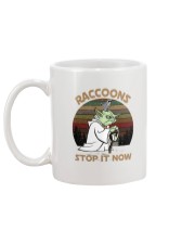 STOP IT NOW RACCOONS Mug back