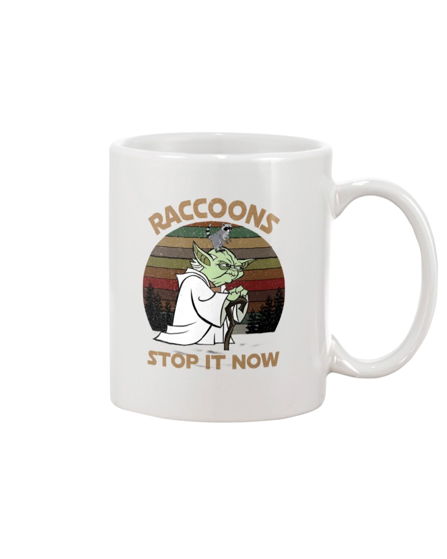 STOP IT NOW RACCOONS Mug