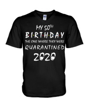 THE 50TH BIRTHDAY IN 2020 V-Neck T-Shirt thumbnail