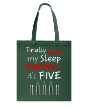 MY SLEEP NUMBER 5 BOTTLES Tote Bag thumbnail
