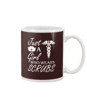 JUST A GIRL WHO WEARS SCRUBS Mug thumbnail