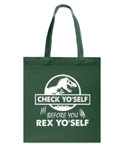 CHECK YO'SELF Tote Bag thumbnail