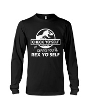 CHECK YO'SELF Long Sleeve Tee thumbnail