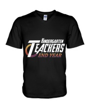 KINDERGARTEN END YEAR V-Neck T-Shirt thumbnail