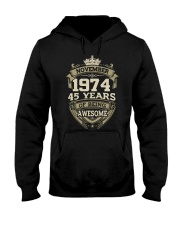 APPY BIRTHDAY NOVEMBER 1974 Hooded Sweatshirt thumbnail