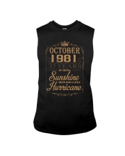OCTOBER 1981 OF BEING SUNSHINE AND HURRICANE Sleeveless Tee thumbnail