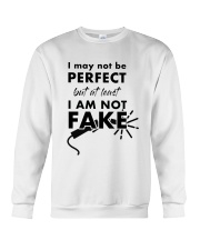 I AM NOT FAKE Crewneck Sweatshirt thumbnail