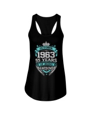 HAPPY BIRTHDAY OCTOBER 1963 Ladies Flowy Tank thumbnail