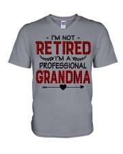 I'M NOT RETIRED V-Neck T-Shirt thumbnail