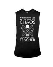 TEACHER CAN REMAIN CALM Sleeveless Tee thumbnail