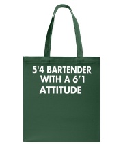 5'4 BARTENDER Tote Bag thumbnail