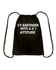 5'4 BARTENDER Drawstring Bag thumbnail