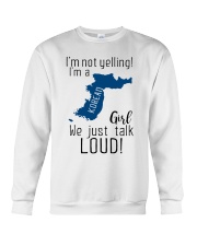 A KOREAN GIRL NOT YELLING Crewneck Sweatshirt thumbnail