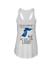A KOREAN GIRL NOT YELLING Ladies Flowy Tank thumbnail