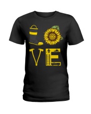 LOVE FIREFIGHTER Ladies T-Shirt thumbnail