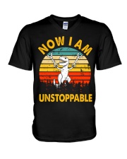 I AM UNSTOPPABLE V-Neck T-Shirt thumbnail