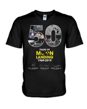 MOON LANDING 1969-2019 V-Neck T-Shirt thumbnail